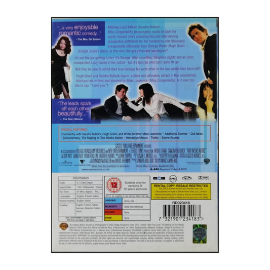 Two Weeks Notice