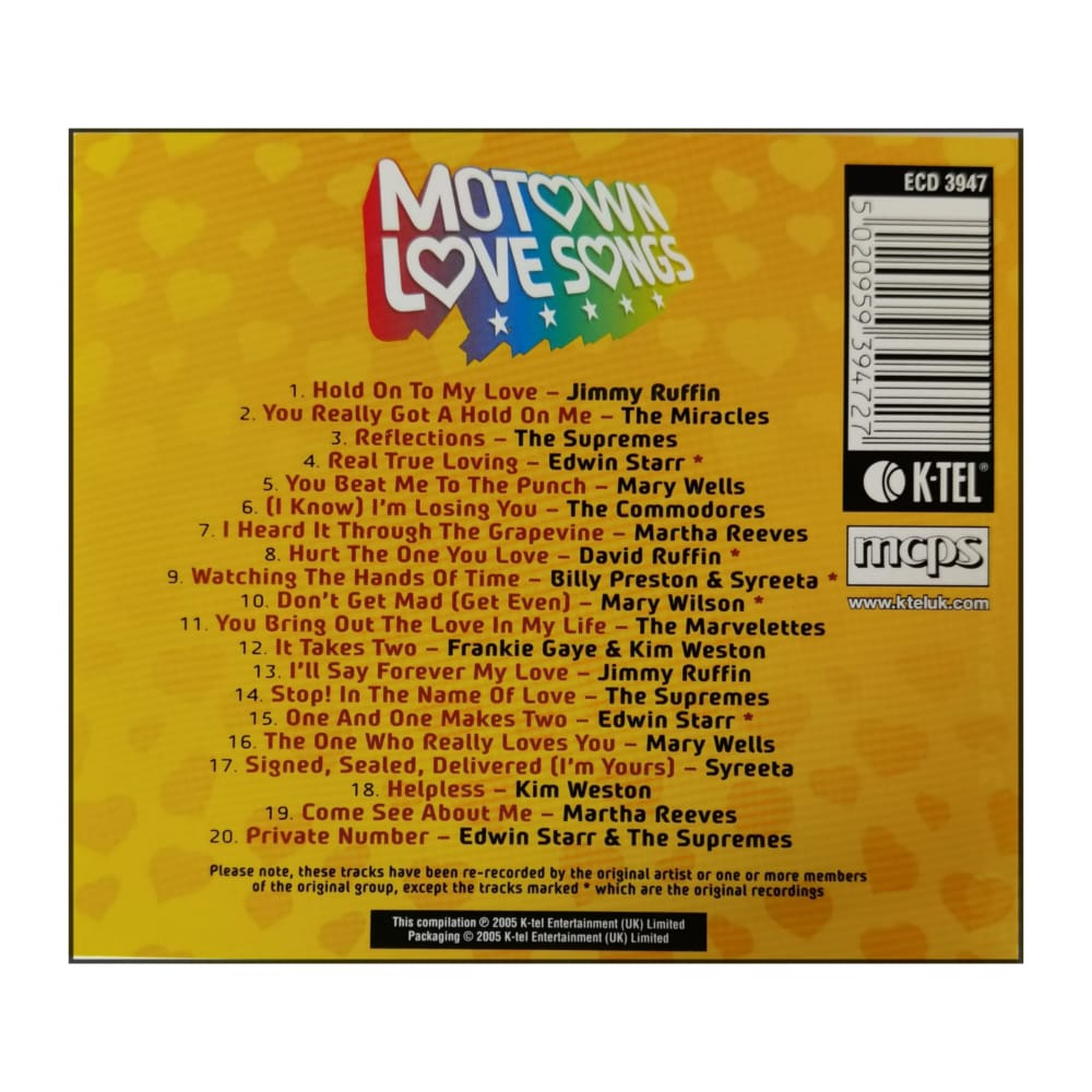 Motown Love Songs