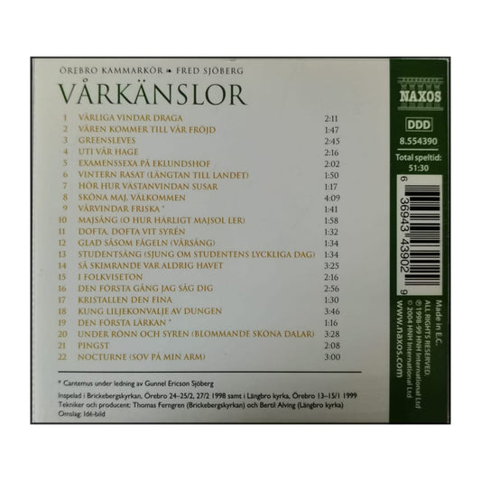 Örebro Kammarkör & Fred Sjöberg: Vårkänslor