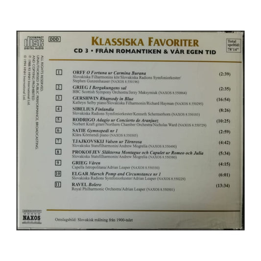 Naxos: Klassiska Favoriter: Från Romantiken Och Vår Egen Tid