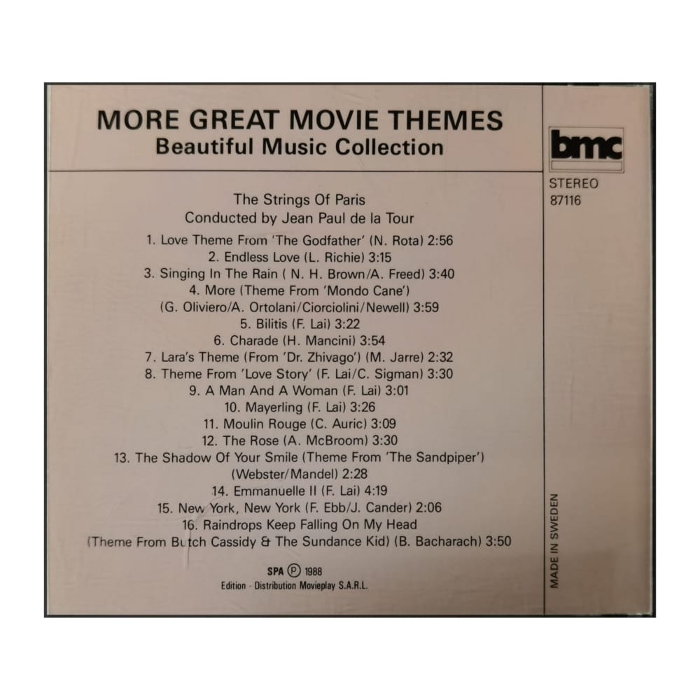 Beautiful Music Collection: More Great Movie Themes