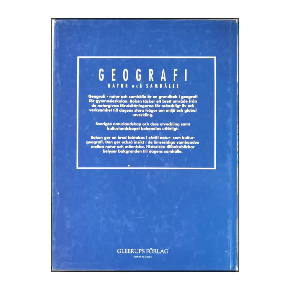Geografi Natur Och Samhälle