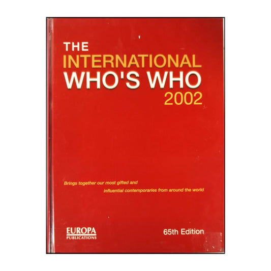 The International Who'S Who 2002