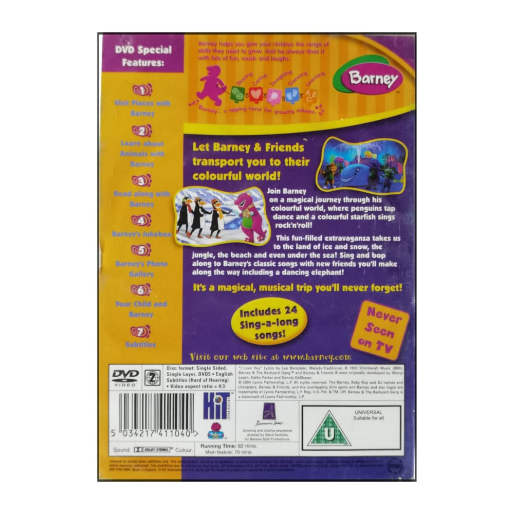 Barney'S Colourful World Live