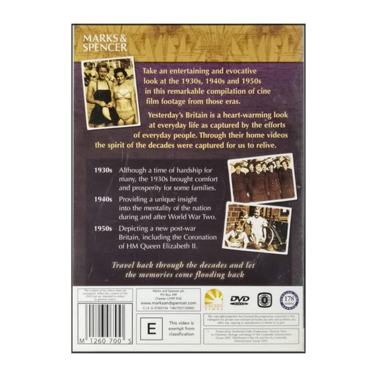 Yesterday’S Britan 1930S 1940S 1950S