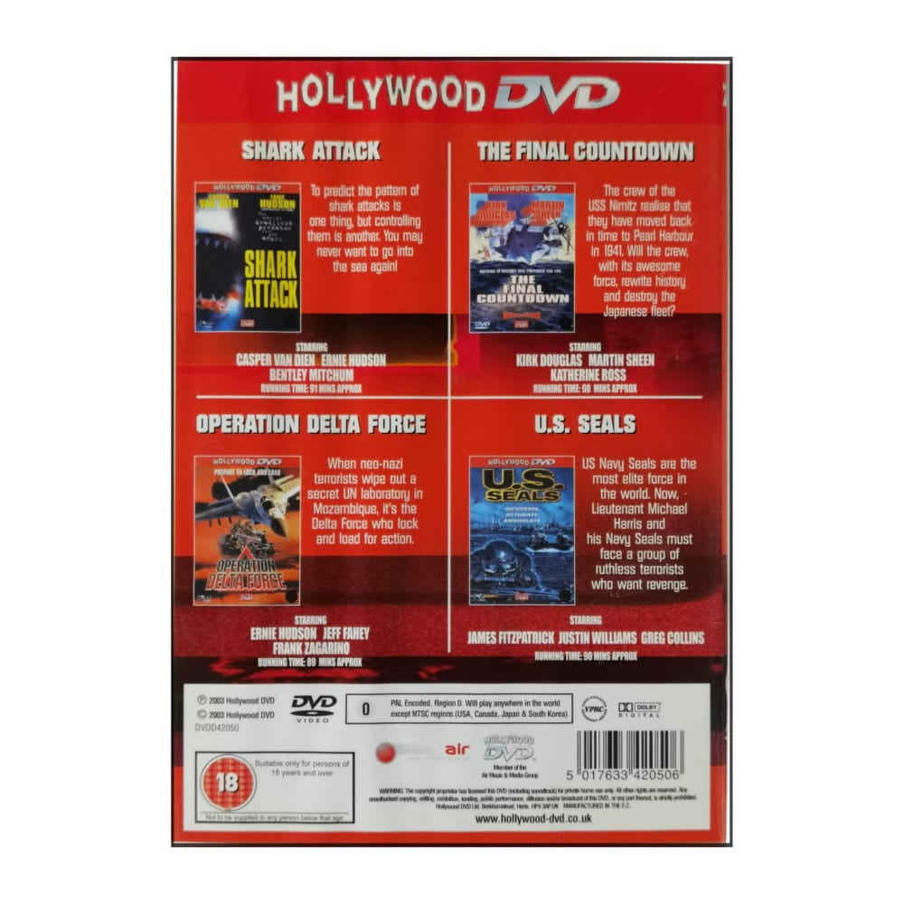 Shark Attack + The Final Countdown + Operation Delta Force + U.S. Seals