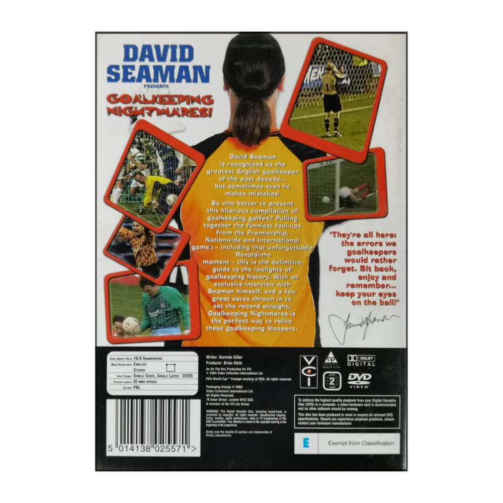 David Seaman: Goalkeeping Nightmares