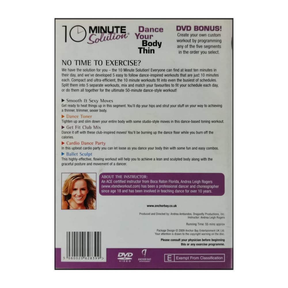 10 Minute Solution Dance Your Body Thin