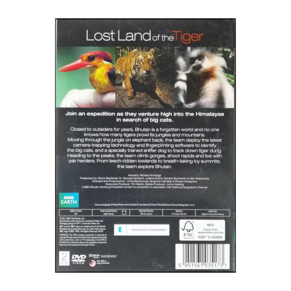 Bbc Earth: Lost Land Of The Tiger