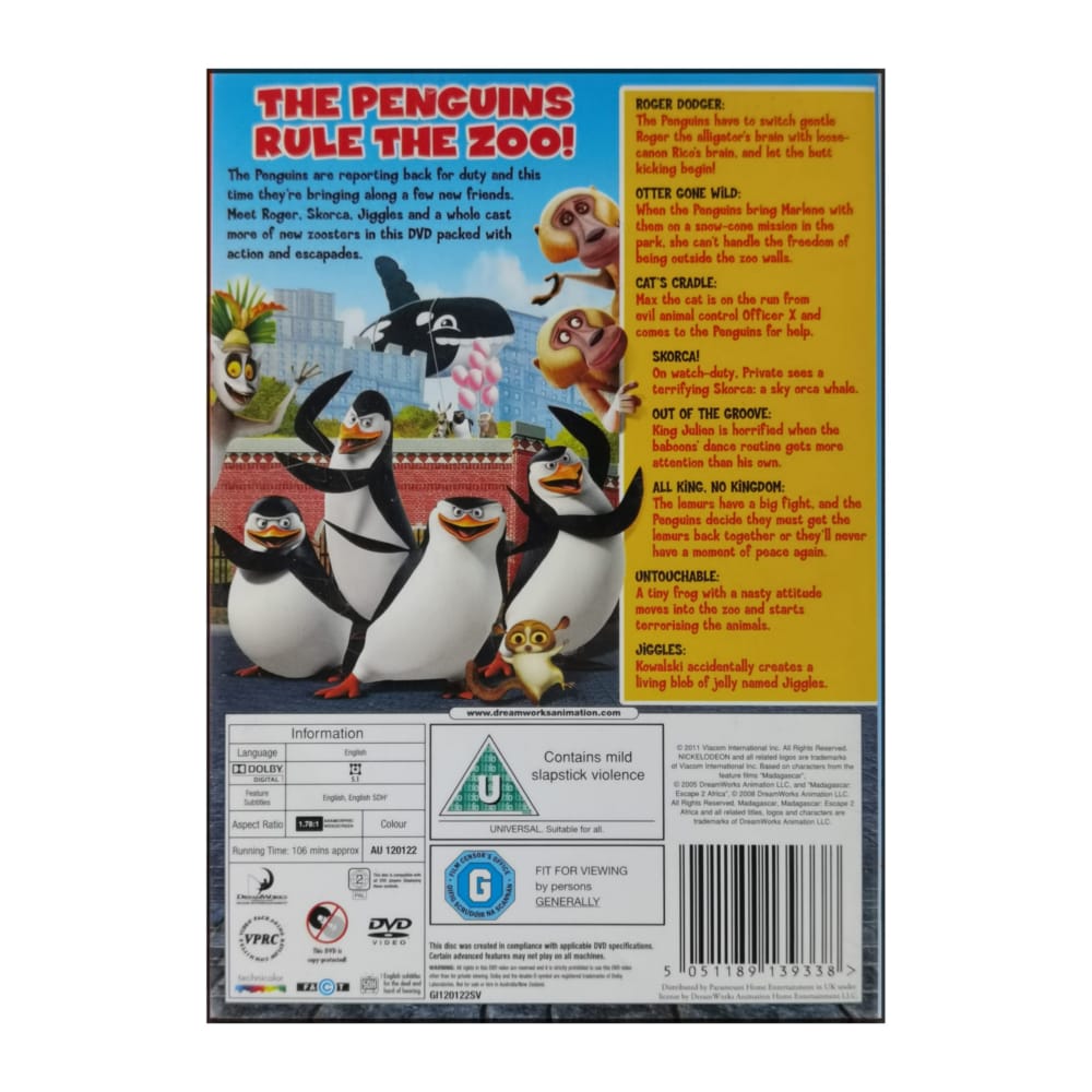 Madagascar: The Penguins Of Madagascar: Operation Penguin Patrol
