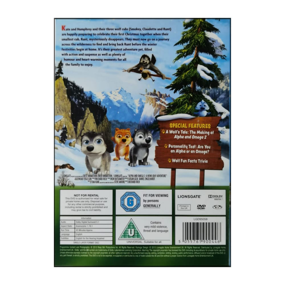 Alpha And Omega 2: A Howl-Iday Adventure