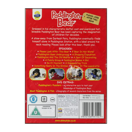 Paddington Bear: First Time On Dvd