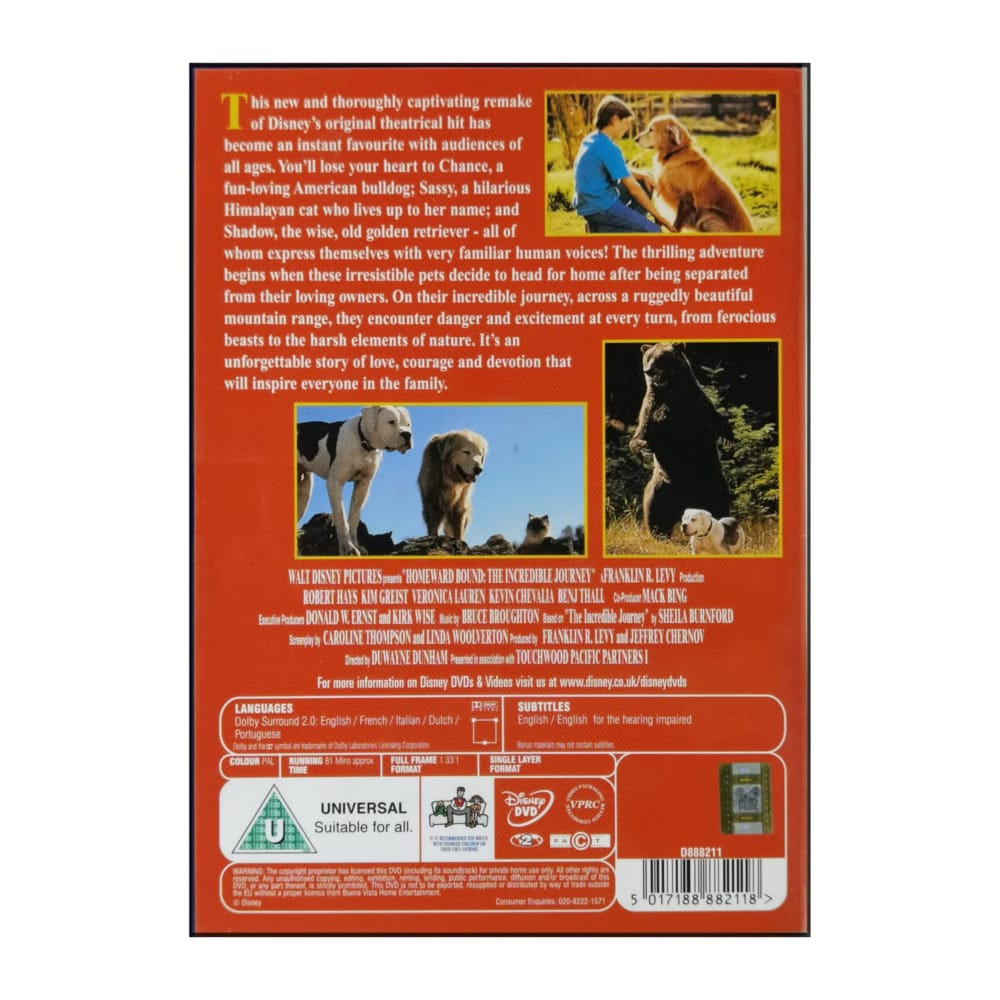 Homeward Bound: The Incredible Journey