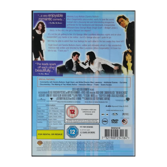 Two Weeks Notice