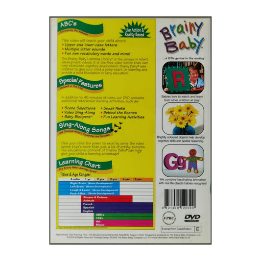 Brainy Baby Abc'S: Introducing The Alphabet