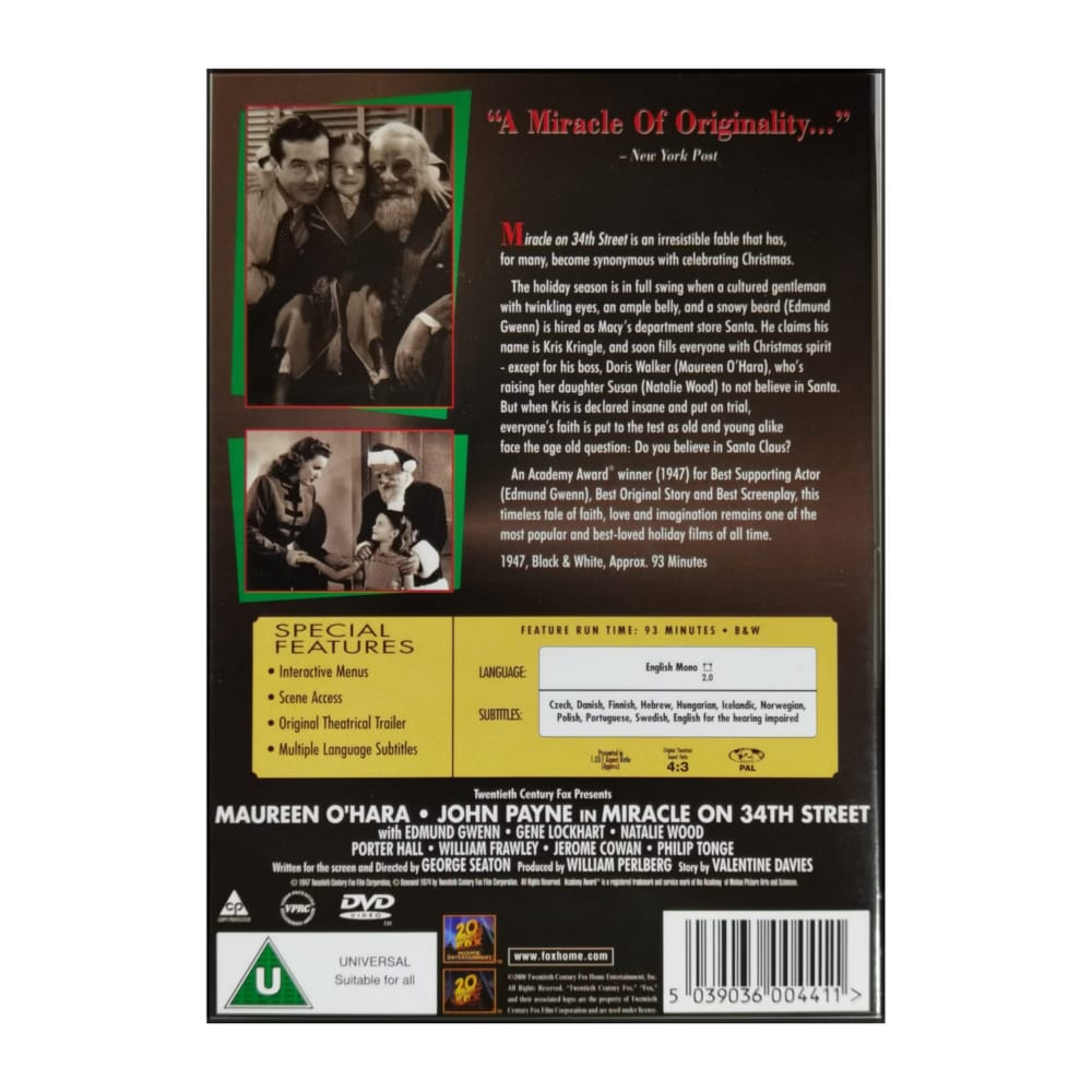Miracle On 34Th Street
