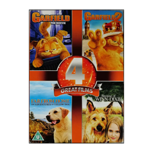 Garfield 1-2 + Far From Home: Adventures Of Yellow Dog + Because Of Winn-Dixie