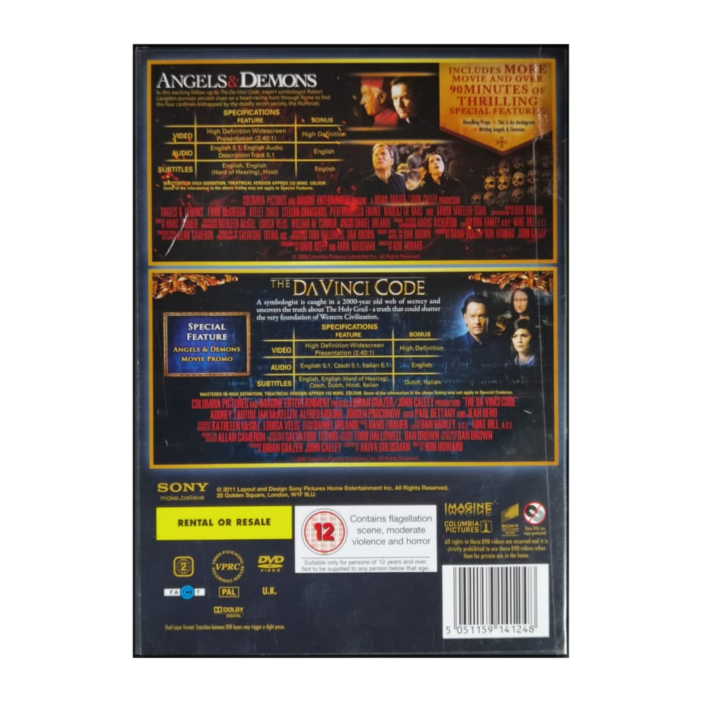 Robert Langdon: The Da Vinci Code + Angels & Demons