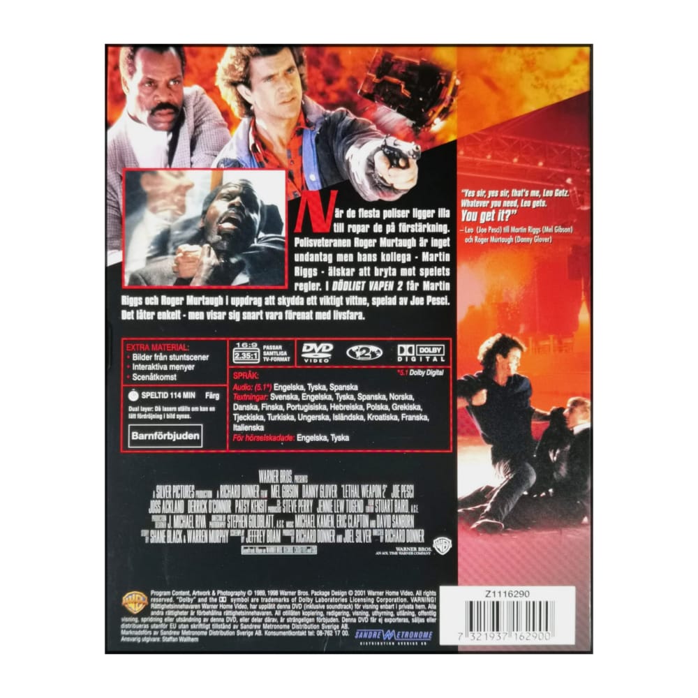 Lethal Weapon 2 | Dödligt Vapen 2