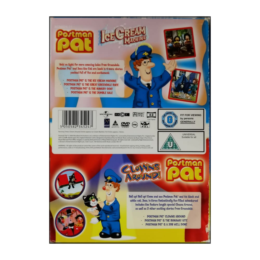 Postman Pat: Ice Cream Machine + Clowns Around