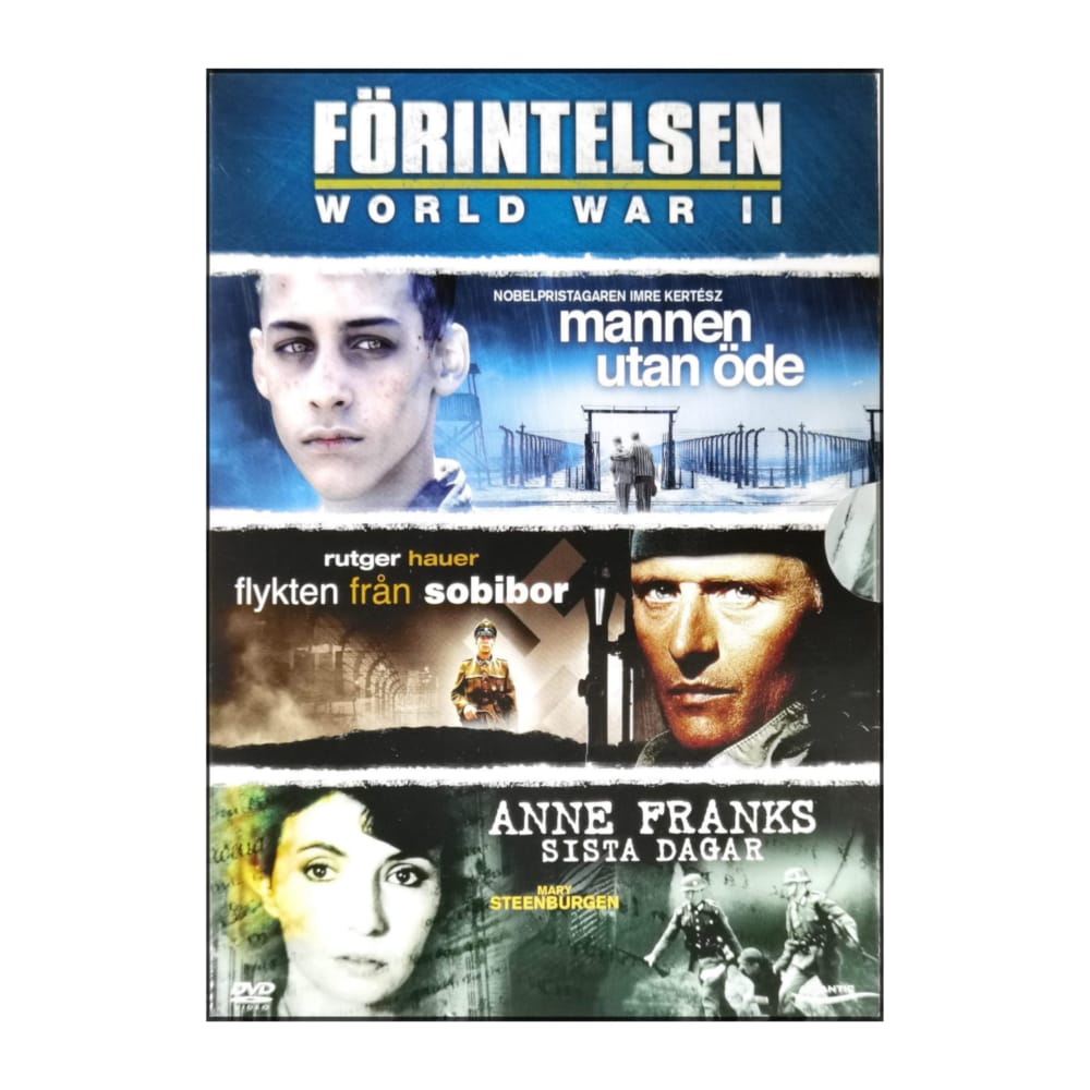 Mannen Utan Öde + Flykten Från Sobibor + Anne Franks Sista Daga