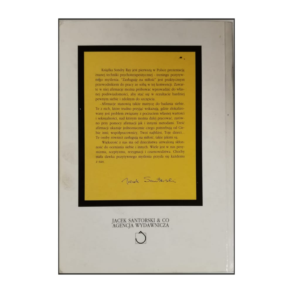 Sondra Ray: Zasługuję Na Miłość