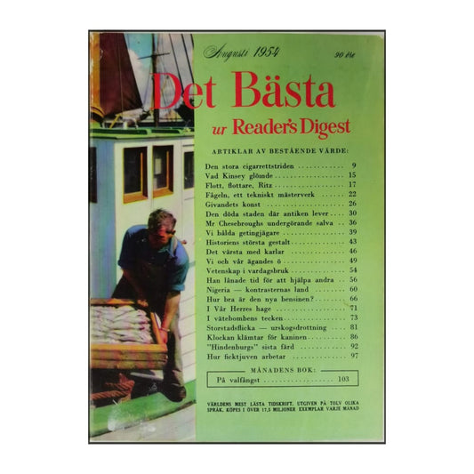 Det Bästa Ur Reader’S Digest 1954-08