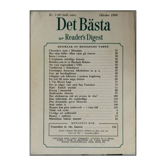 Det Bästa Ur Reader’S Digest 1960-10