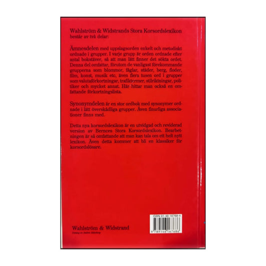 Wahlström & Widstrands: Stora Korsordslexikon