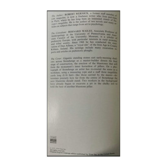 The Emergence Of Man: The Mounment Builders