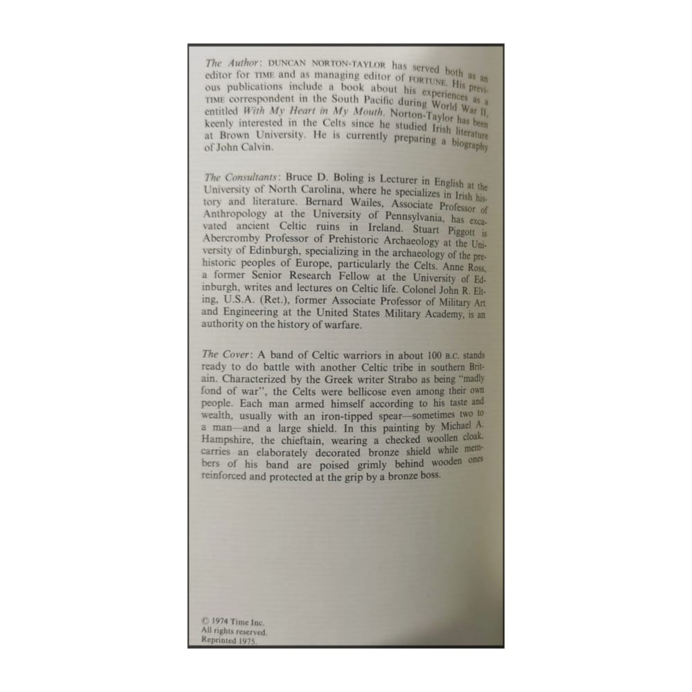 The Emergence Of Man: The Celts