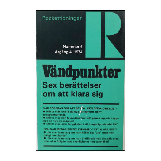 Pockettidningen R 1974 Nr 6 Vändpunkter