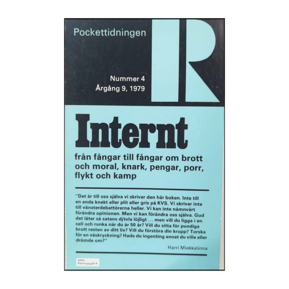 Pockettidningen R 1979 Nr 4 Internt