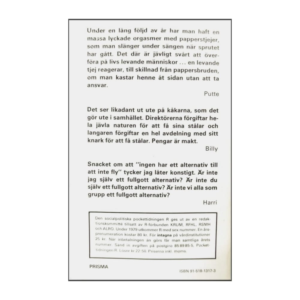 Pockettidningen R 1979 Nr 4 Internt