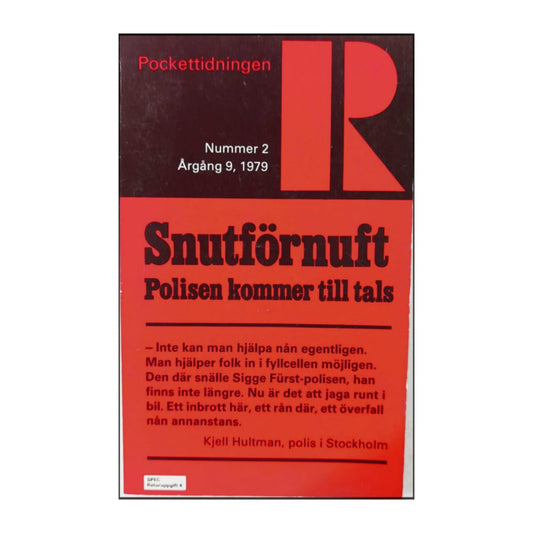Pockettidningen R 1979 Nr 2 Snutförnuft