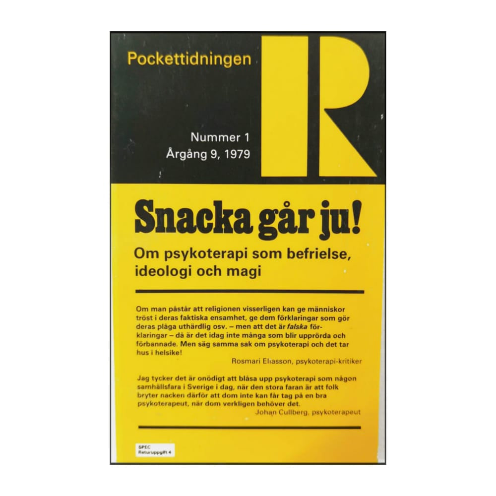 Pockettidningen R 1979 Nr 1 Snacka Går Ju