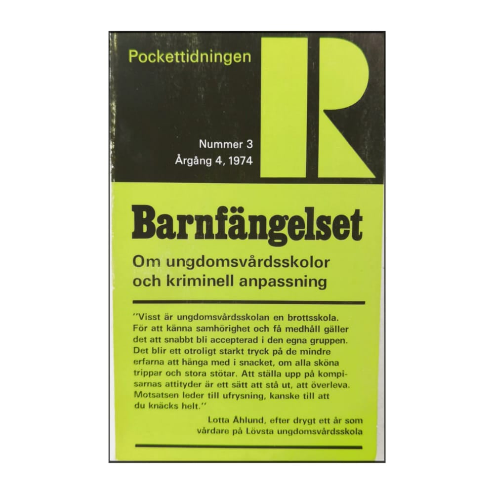 Pockettidningen R 1974 Nr 3 Barnfängelset