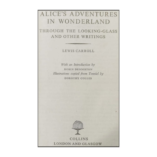 Lewis Carroll: Alice In Wonderland