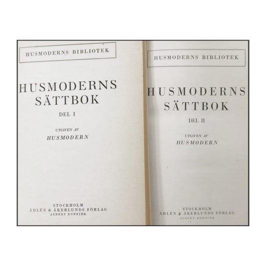 Husmoderns Sättbok 1-2