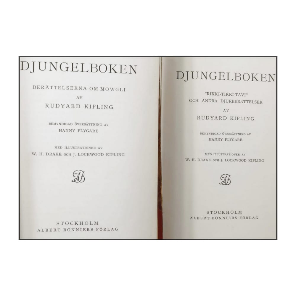 Rudyard Kipling: Djungelboken 1-2