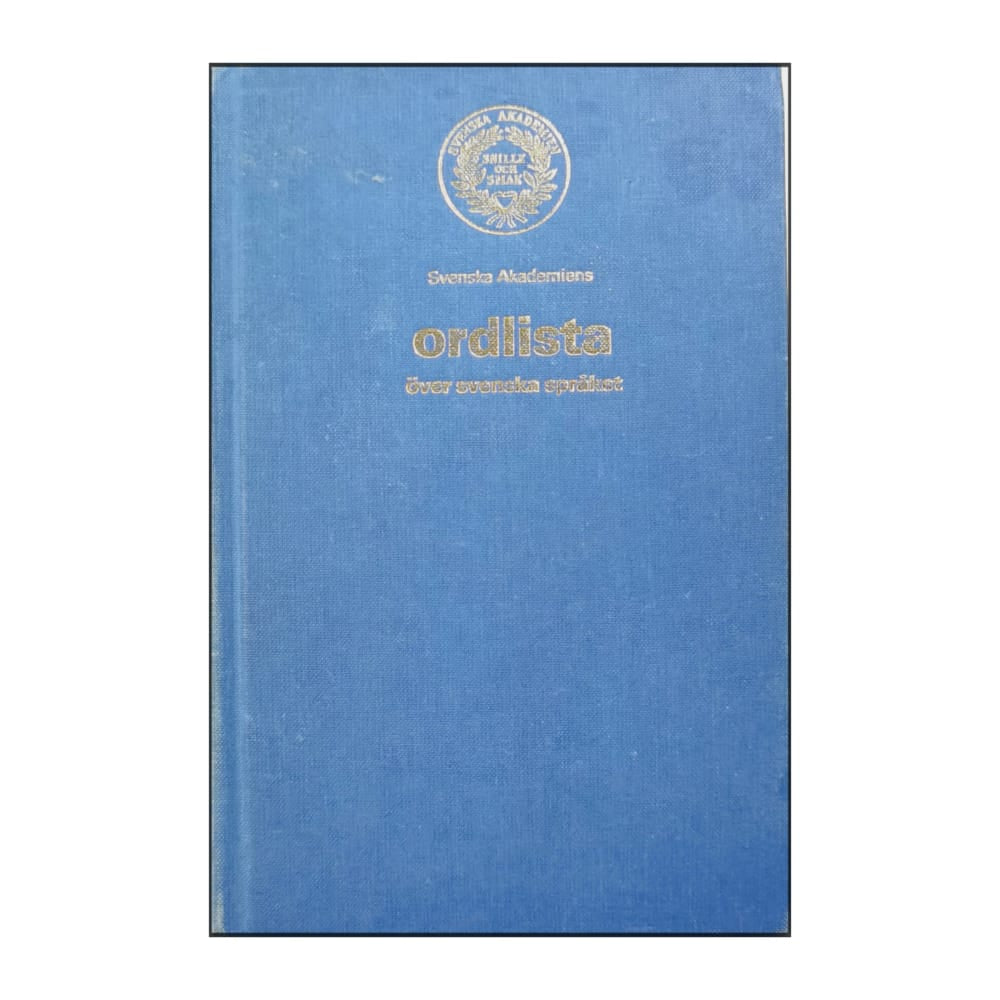 Svenska Akademiens Ordlista Över Svenska Språket