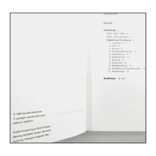 Svenska Akademiens Ordlista Över Svenska Språket