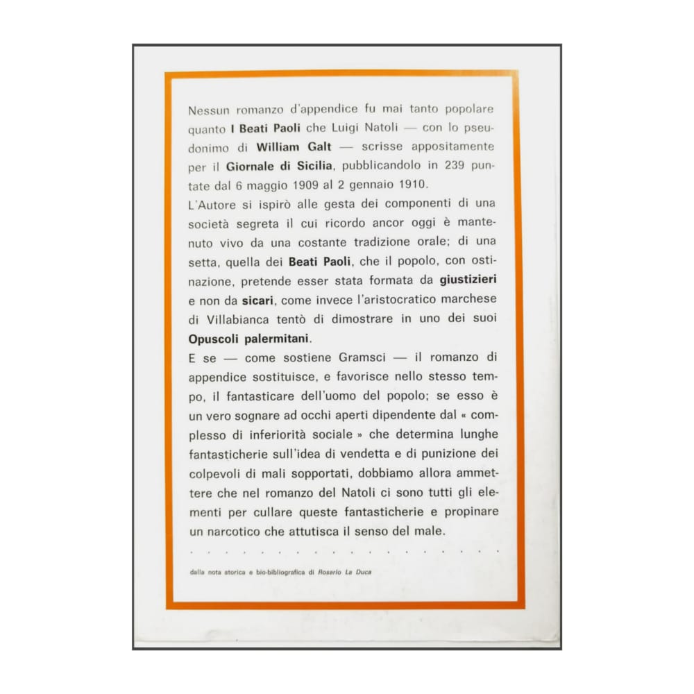 Luigi Natoli: I Beati Paoli 2