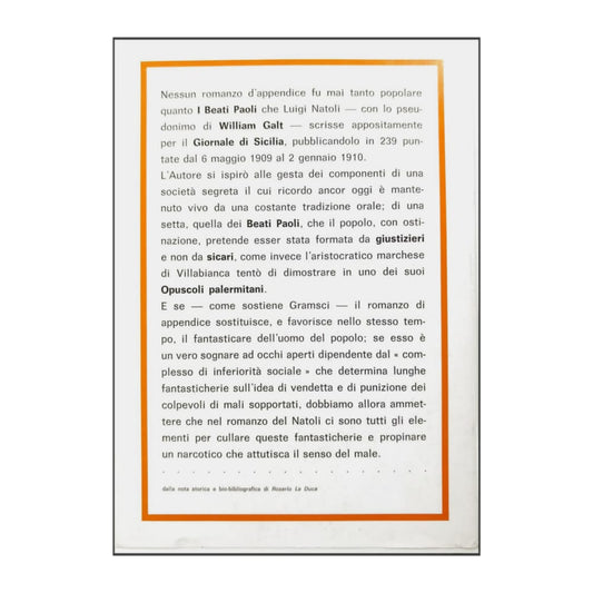 Luigi Natoli: I Beati Paoli 2