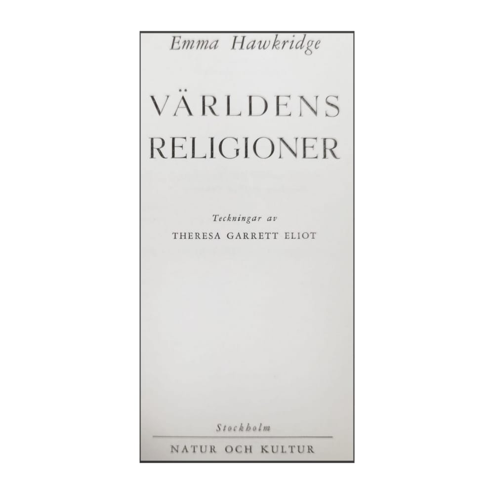 Emma Hawkridge: Världens Religioner