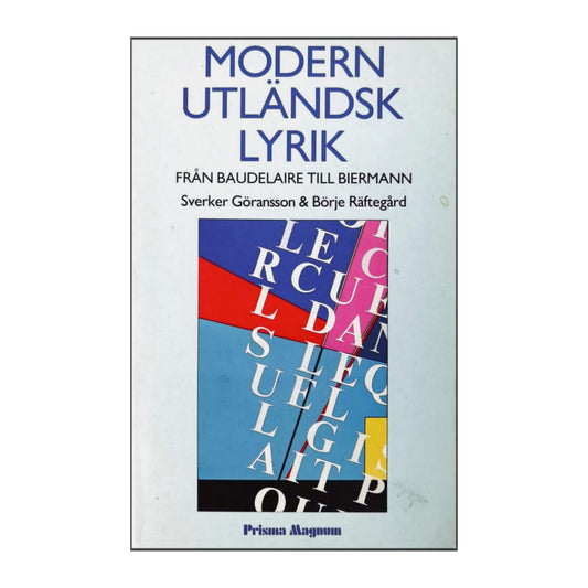 Börje Räftegård & Sverker Göransson: Modern Utländsk Lyrik