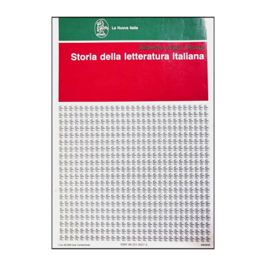Alberto Asor Rosa: Storia Della Letteratura Italiana