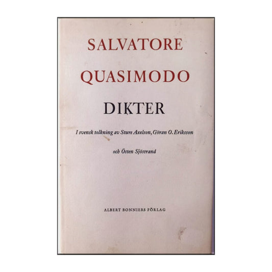 Salvatore Quasimodo: Dikter