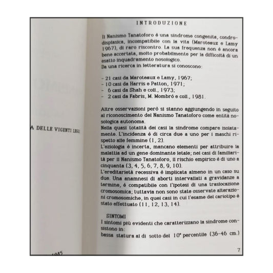 Nanismo Tanatoford: Saggio Scientifico