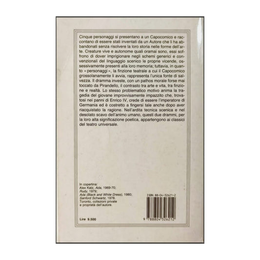 Luigi Pirandello: Sei Personaggi In Cerca D'Autore Enrico 4
